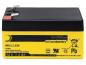 Preview: SUN Battery SB12-1.2V0 12V 1,2Ah Blei Akku AGM mit VdS